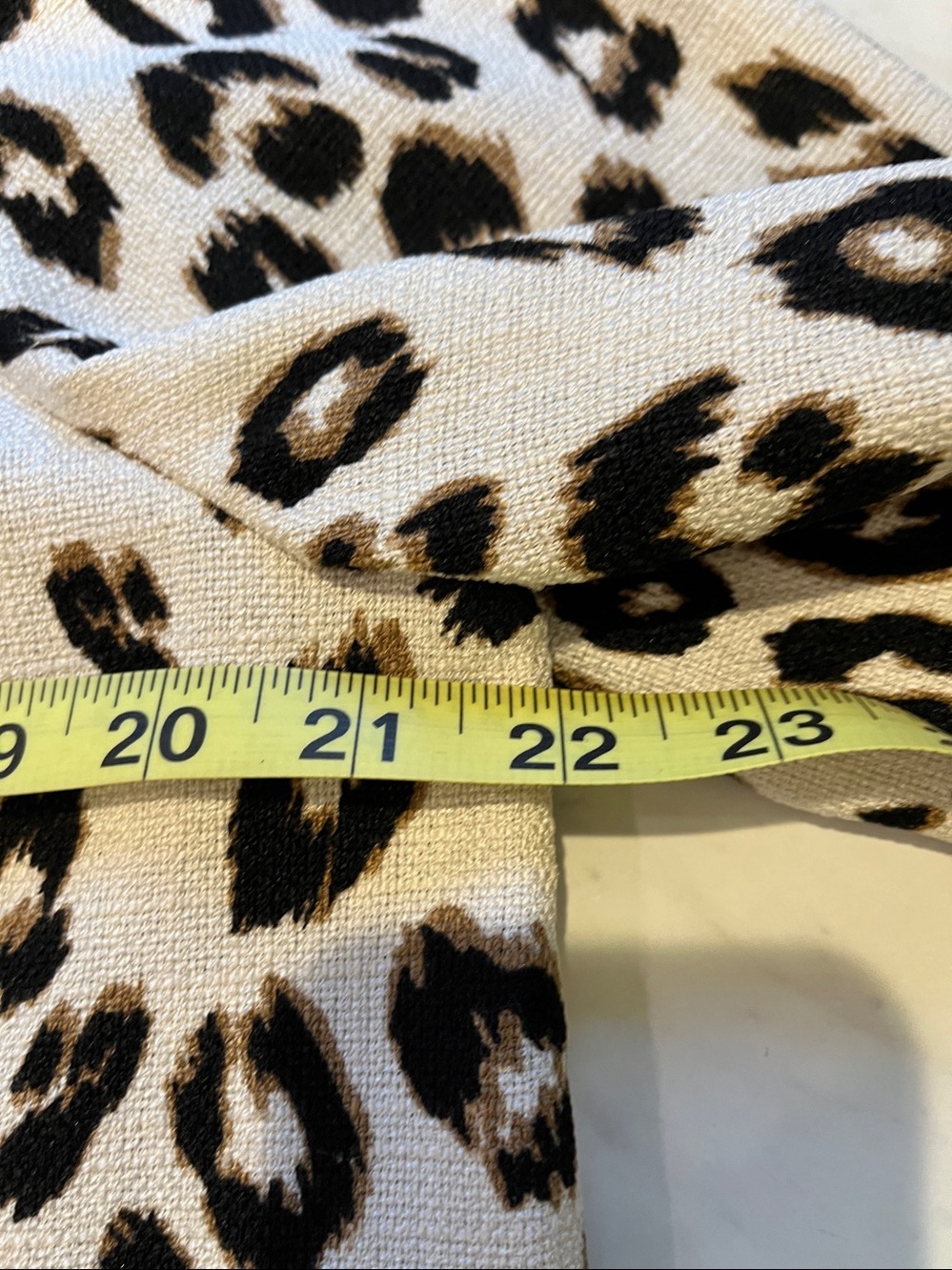 Chicos Animal Print Bomber Jacket. Size 2 = 12/14 - Picture 7 of 11